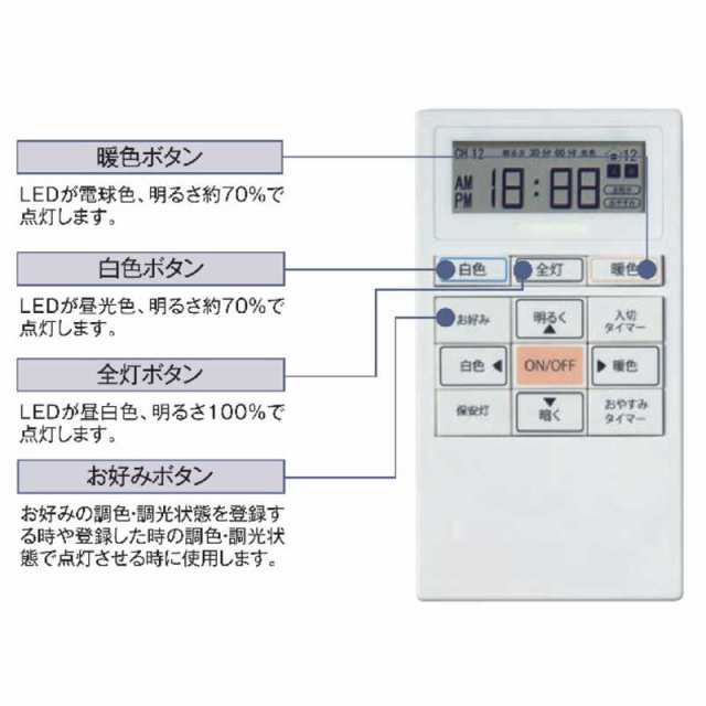 大光電機　LEDシーリングライト [12畳 昼光色〜電球色]　DXL-82122｜au PAY マーケット