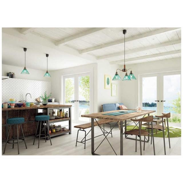 DXL-81333 LEDシャンデリア グリーンガラス DXL-81333 LEDシャンデリア グリーンガラス