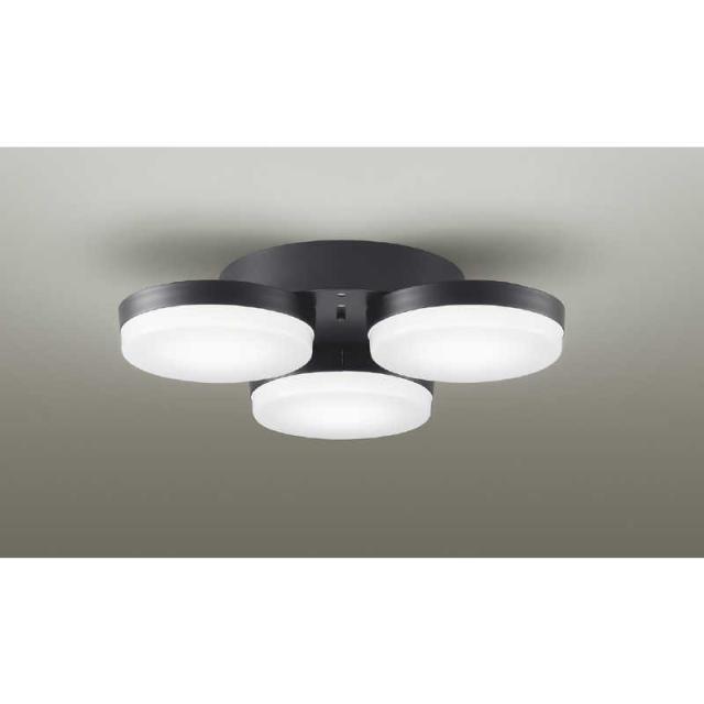 大光電機　LED照明 シーリングライト 14畳 調光 調色 三灯タイプ リモコン付属 黒サテン　DXL-81472
