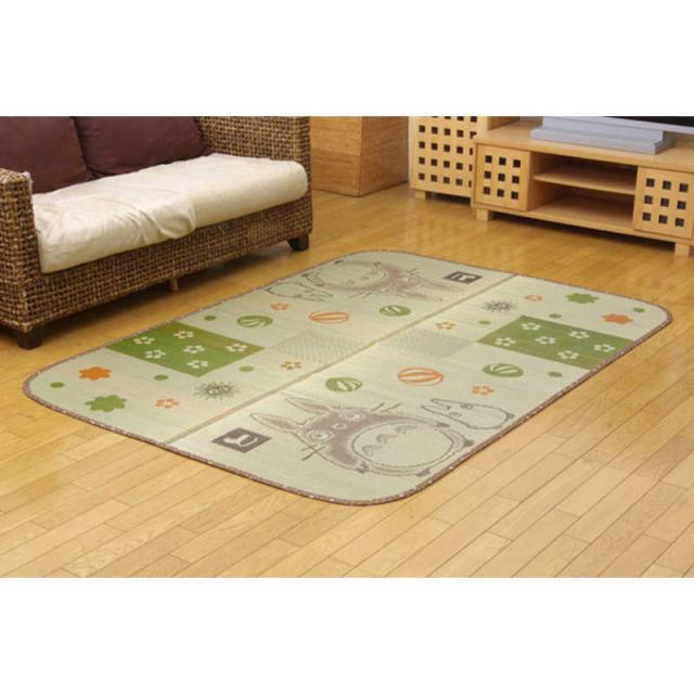 イケヒコ　となりのトトロ い草ラグ 『和ごころ』