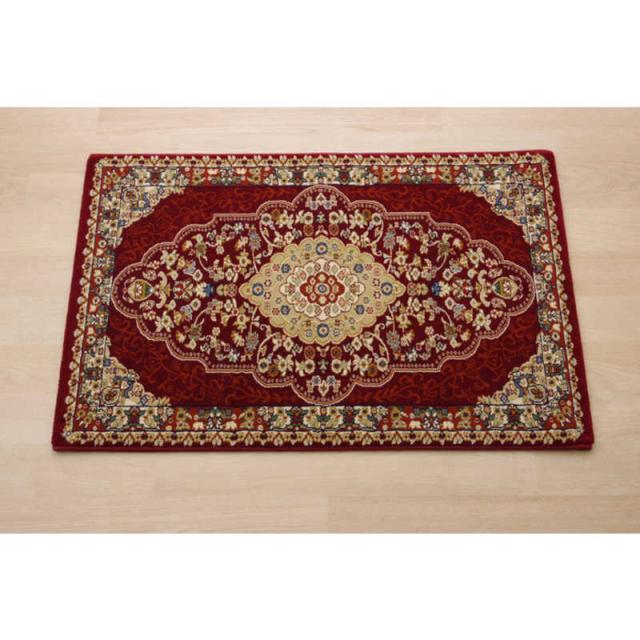 イケヒコ　玄関マット ベルミラ(60×90cm/ワイン)