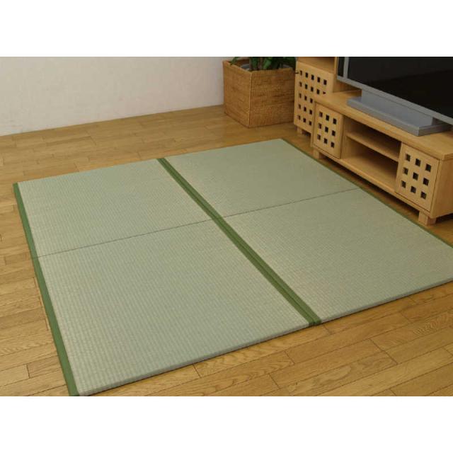 イケヒコ　ユニット畳　楽座 半畳 6枚セット（／88×88×2.2cm／裏すべり止め加工）