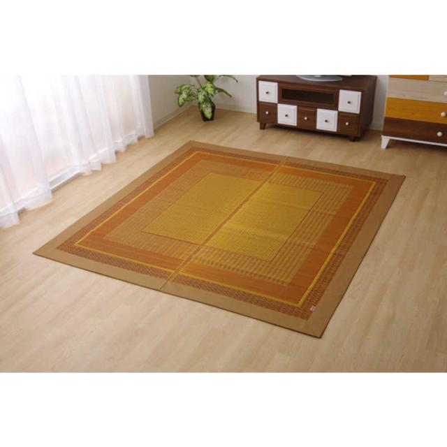 イケヒコ　ラグ   い草 ラグ カーペット 『ランクス』 ベージュ