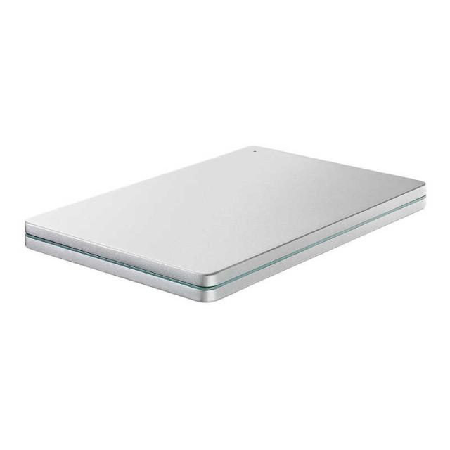 IOデータ　外付け HDD シルバー ポータブル型 2TB　HDPX-UTS2S Silver×Green_1