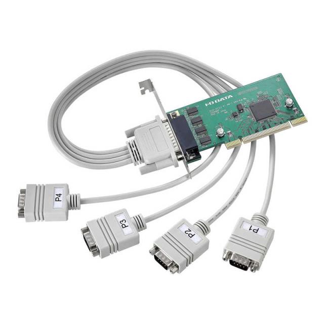 IOデータ　PCIバス専用 RS-232C拡張インターフェイスボード 4ポートモデル　RSA-PCI4P4