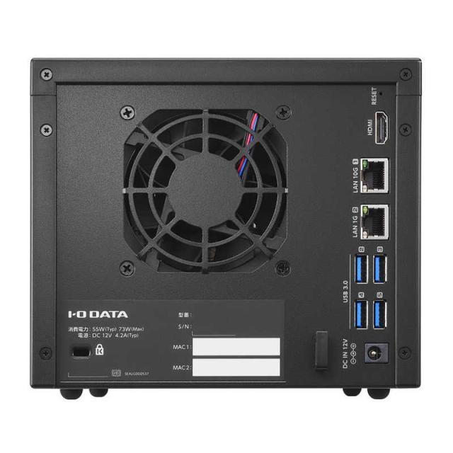 IODATA - ◆新品◆ LAN DISK Z Server2022 4ドライブNAS 16TB IOデータ LAN DISK Z ［16TB /4ベイ /200台(ユーザー無制限