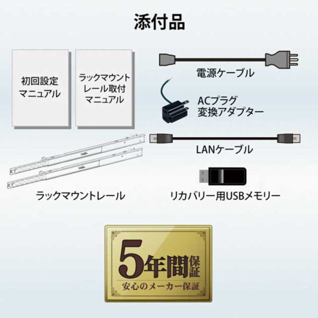 IOデータ Windows Server IoT 2022 for Storage Workgroup 4ドライブ1U