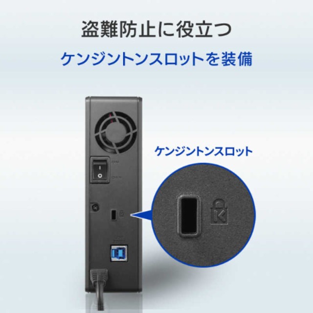 IOデータ 外付け HDD USB-A接続 BizDAS NAS用 Chrome Mac Windows11