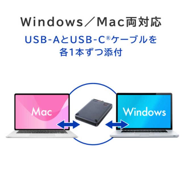 IOデータ　USB 5Gbps(USB 3.2 Gen1)対応 ハードウェア自動暗号化＆耐衝撃ポータブルHDD BizDAS ［1TB /ポータブル型］　HDPD-SUTC1_8