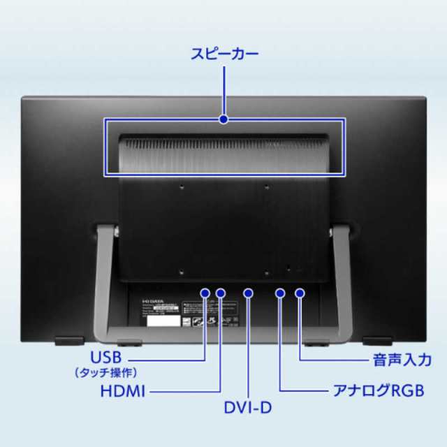 I-O DATA 10点マルチタッチ21.5型ワイド液晶ディスプレイ LCD-MF224FDB