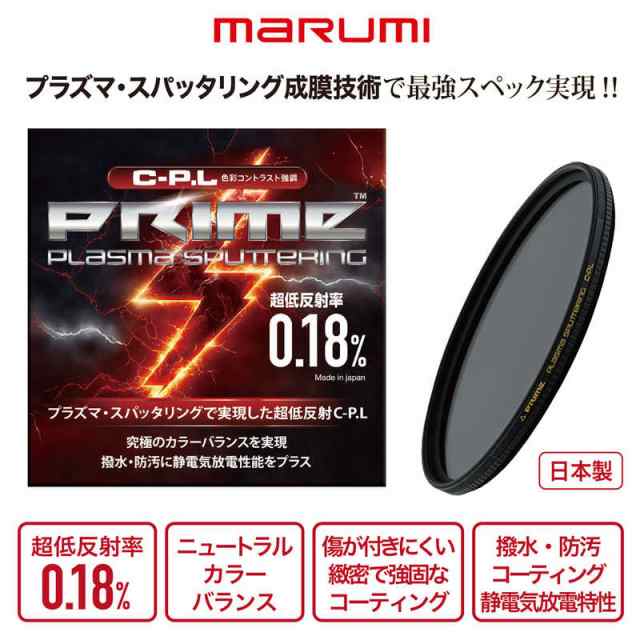 マルミ光機 55mm PRIME PLASMA SPUTTERING(プラズマスパッタリング) CPL 55mmCPL