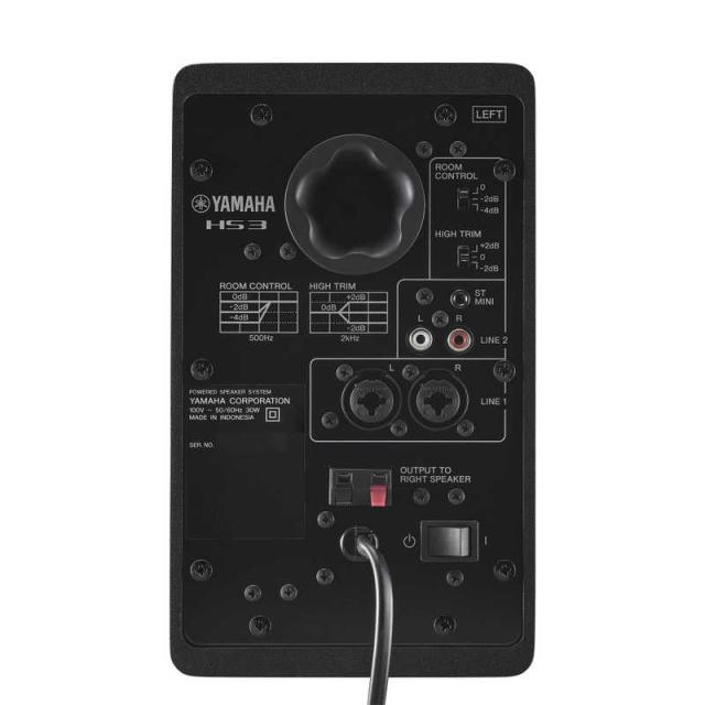ヤマハ YAMAHA パワードスタジオモニター ブラック 2台（ペア） HS3 