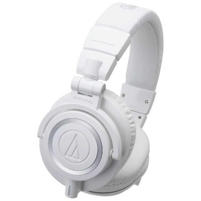 オーディオテクニカ　ヘッドホン ホワイト [φ3.5mm ミニプラグ]　ATH-M50X