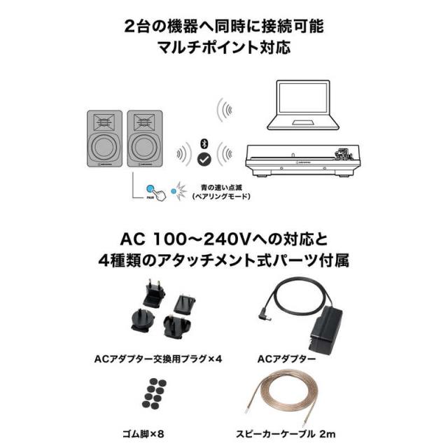 オーディオテクニカ　パワードブックシェルフスピーカー ［Bluetooth対応］　AT-SP3X_5