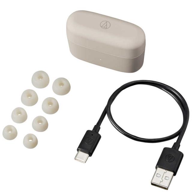オーディオテクニカ　フルワイヤレスイヤホン ライトベージュ [ ノイズキャンセリング 対応 / Bluetooth 対応 ] 　ATH-CKS30TW+BG_14