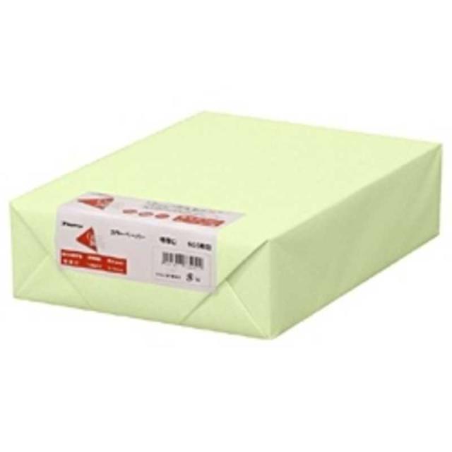 長門屋商店　カラーペーパー 特厚口 若草 (B4サイズ・500枚) ナ-2456　ﾅ2456