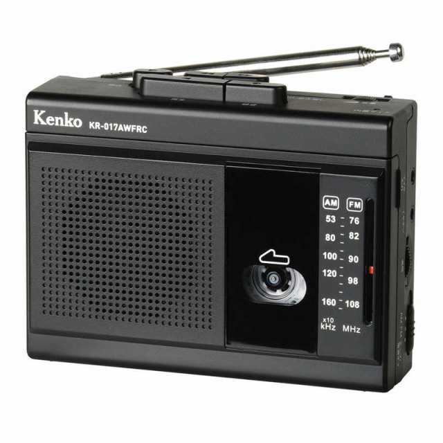 ケンコー AM FM ラジオカセットレコーダー［ラジオ機能付き］ KR