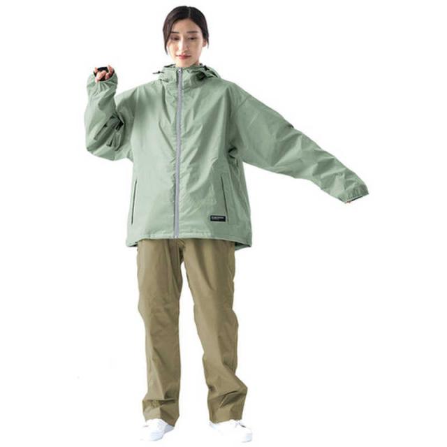 カジメイク　レインスーツフェミニン3 グリーン M　748156M 4,954円