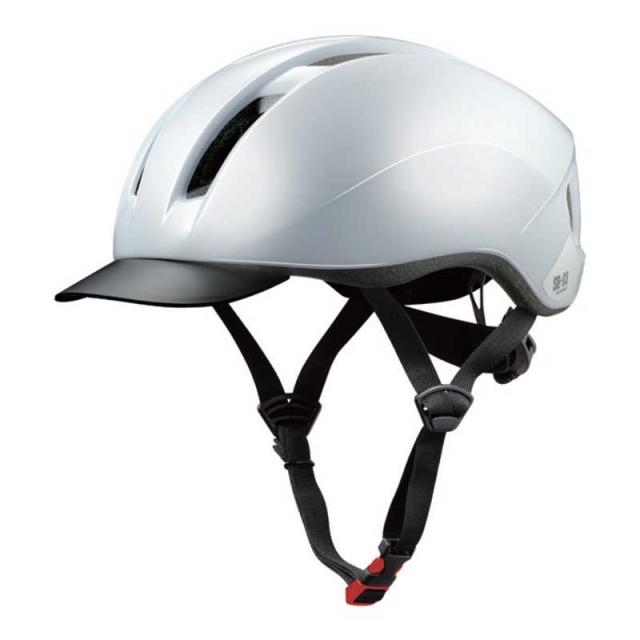 オージーケーカブト　通学用自転車ヘルメット SB-03L(57〜60cm未満/ホワイト) SB-03L　SB_03の通販は