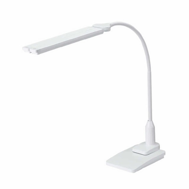 ヤザワ　LED2灯クランプスタンドライト調光機能付き ホワイト ［LED /昼光色］　SDCCL13D01WHの通販は