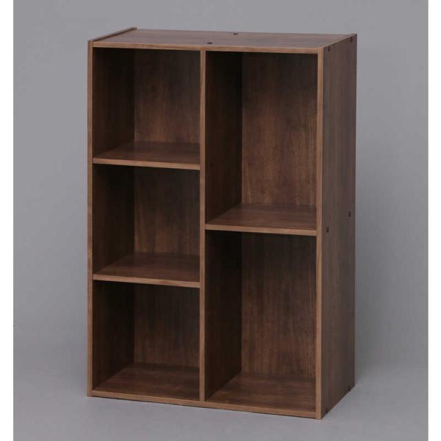 アイリスオーヤマ　IRIS OHYAMA　カラーボックス 2列タイプ (ブラウン/約幅60×奥行29×高さ88cm)　の通販は 7,993円