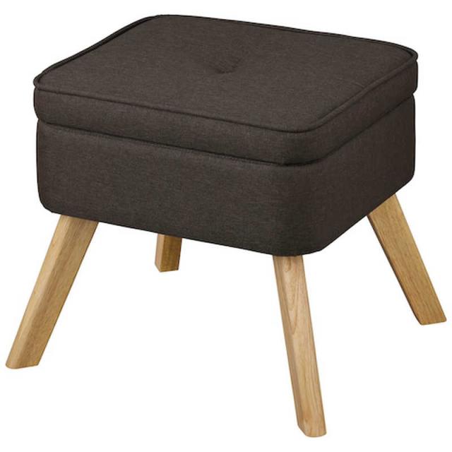 アイリスオーヤマ　IRIS OHYAMA　IRIS 102076 収納付きオットマン ブラウン　FACOTBRの通販は