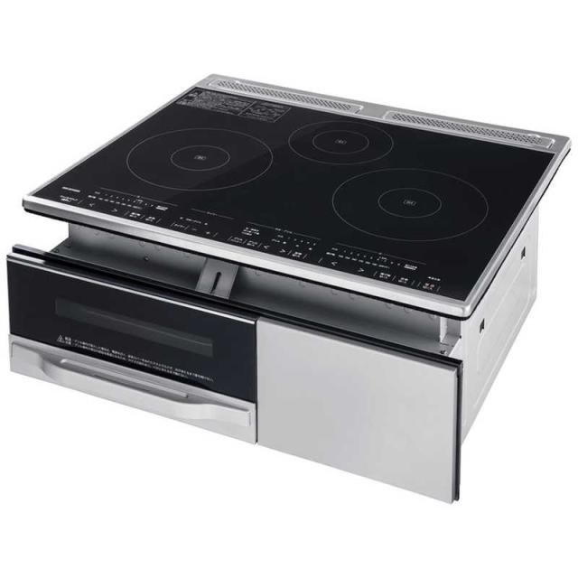 アイリスオーヤマ　IRIS OHYAMA　200V 3口ビルトインIHクッキングヒーター ［3口IH］(宅配商品)　IHC-B3201-B