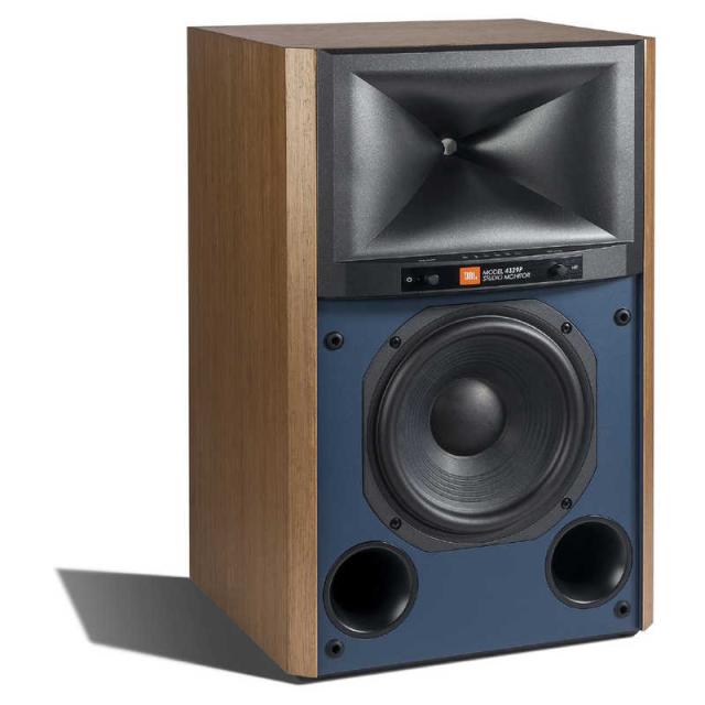 JBL　アクティブ・スタジオモニター スピーカー ウォールナット ハイレゾ 2本　JBL4329PWALJN_1