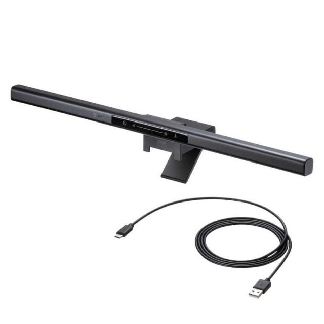 サンワサプライ　モニターライト(センサーON/OFF機能付き)　LED-CLP5UBK