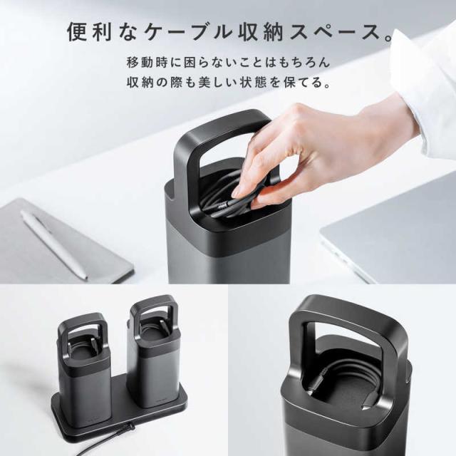 サンワサプライ　USB PD対応ハンドル一体型モバイルバッテリー(67000mAh)　BTL-RDC36_8