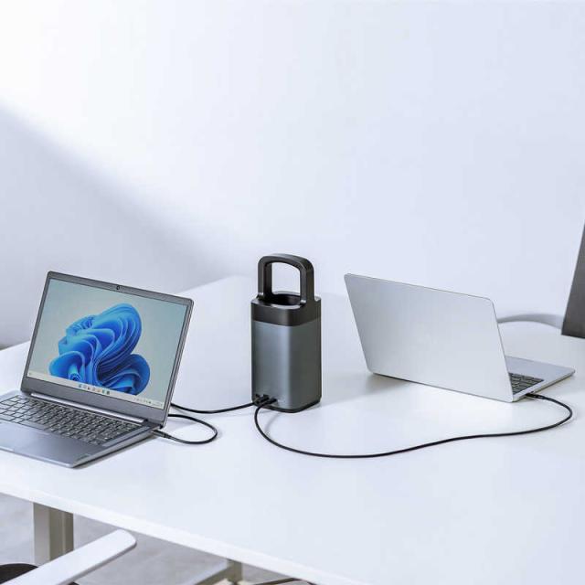 サンワサプライ　USB PD対応ハンドル一体型モバイルバッテリー(67000mAh)　BTL-RDC36_18