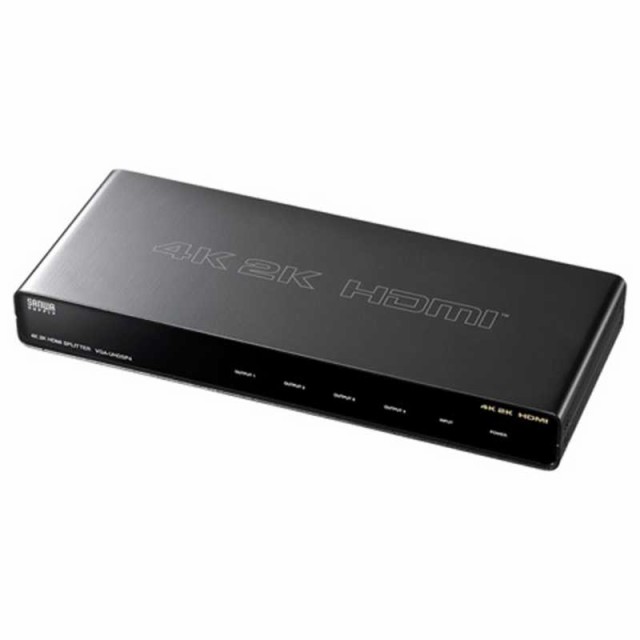 サンワサプライ　4K2K対応HDMI分配器(4分配)　VGA-UHDSP4