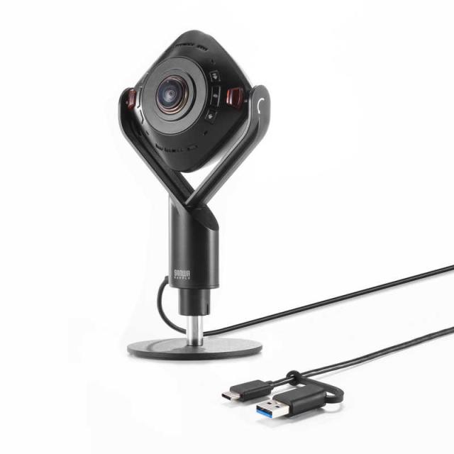 サンワサプライ　スピーカー内蔵360度Webカメラ　CMS-V71BK_17