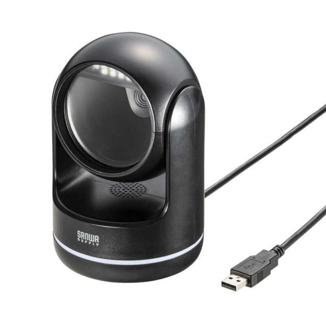 サンワサプライ 2次元バーコードリーダー(定置式) BCR-2D11BK