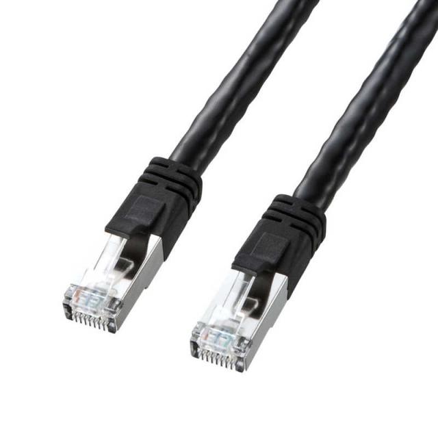 サンワサプライ　CAT6LANケーブル PoE対応(ブラック･30m)　KB-T6POE-30BK