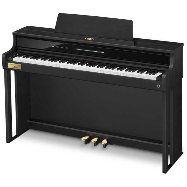 CELVIANO（セルヴィアーノ） 電子ピアノ(ブラックウッド調) 高低自在椅子＆ヘッドホン＆譜集付き CASIO AP-470BK 電子ピアノ CASIO AP-460BK 2015年製 中古 椅子付き セルヴィアーノ