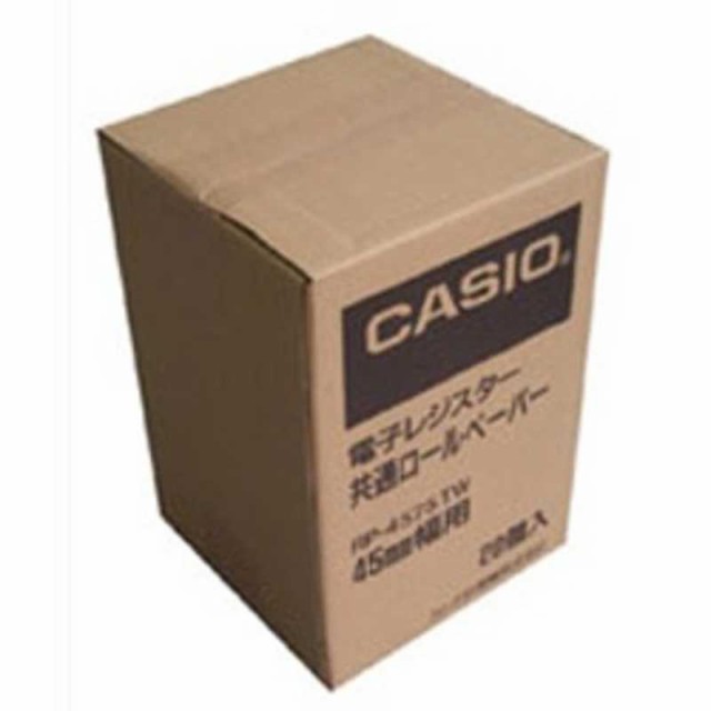 カシオ CASIO ロールペーパー普通紙1箱(20個入) RP‐4575TW