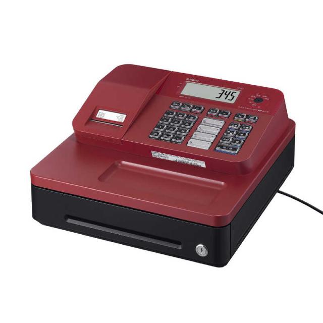 カシオ レジスター TE-400-RD レッド Amazon | カシオ レジスター 10部門 ドロア分離型 TE-400-RD