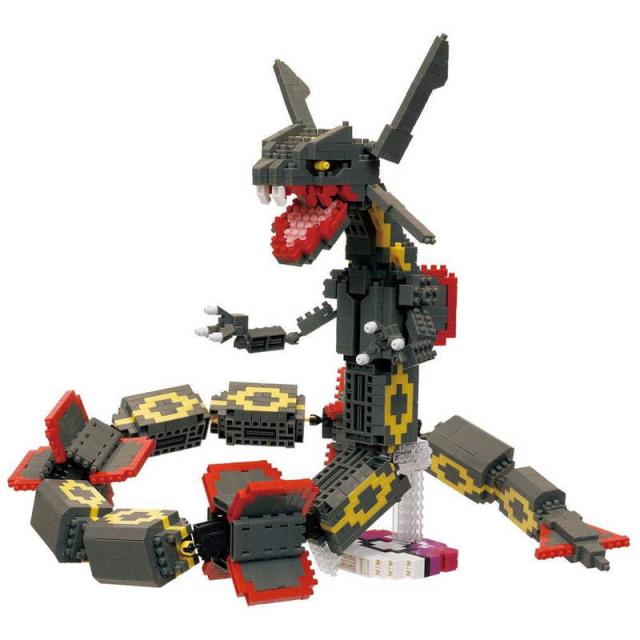 カワダ　ナノブロック NBPM-104 ポケットモンスター 黒いレックウザ エクストリームDX
