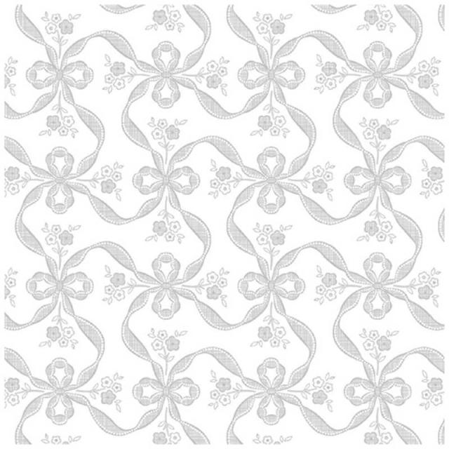 ササガワ　包装紙 フラールリボン銀 全判 4902805　492805