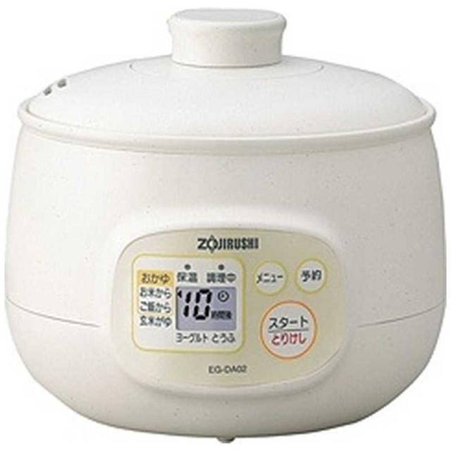 象印マホービン　ZOJIRUSHI　おかゆメーカー 粥茶屋 ホワイト　EG-DA02-WB
