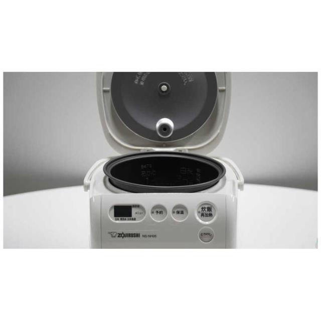 象印 NS-NH05-WZ マイコン炊飯ジャー 3合炊き ソフトホワイト 象印マホービン ZOJIRUSHI 炊飯器 3合 ソフトホワイト マイコン 炊飯