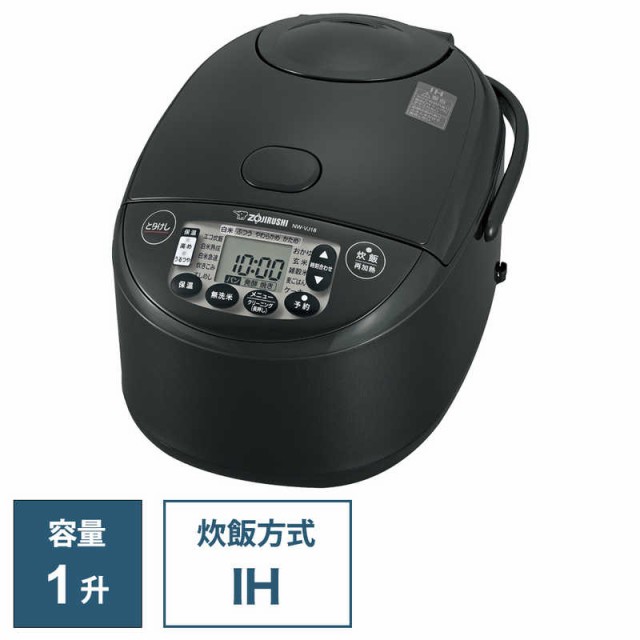 象印マホービン　ZOJIRUSHI　炊飯器 1升 極め炊き IH ブラック　NW-VJ18-BA