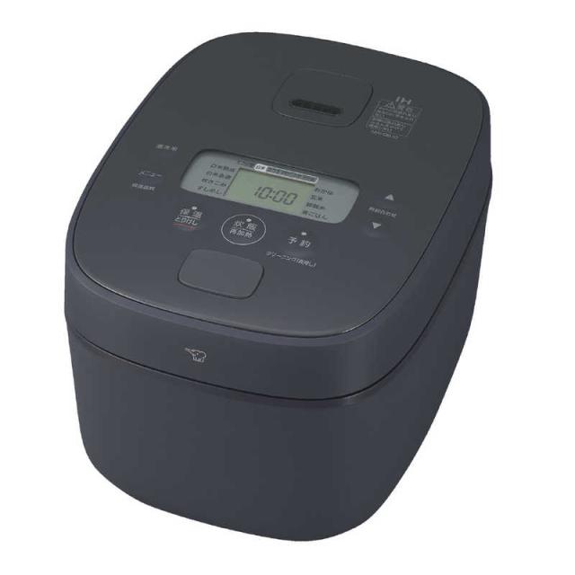 象印マホービン　ZOJIRUSHI　炊飯器 5.5合 豪熱大火力 IHジャー 黒まる厚釜 スレートブラック　NW-QB10
