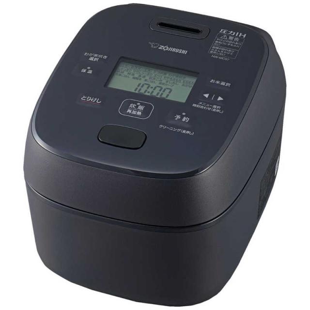 象印マホービン　ZOJIRUSHI　炊飯器 4合 極め炊き 圧力IHジャー スレートブラック　NW-MC07
