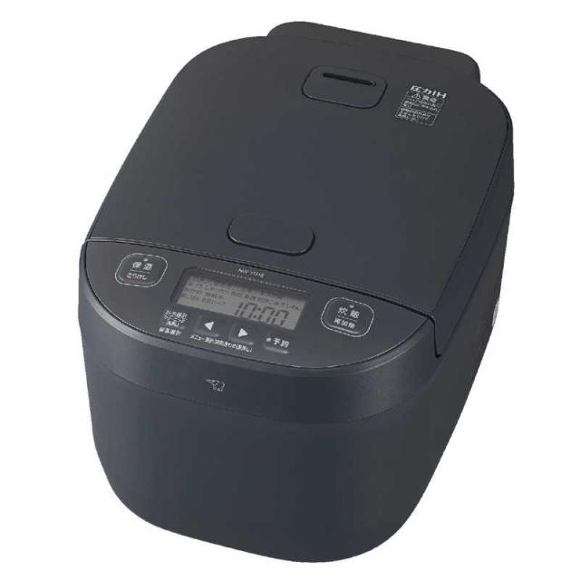 象印マホービン　ZOJIRUSHI　炊飯器 1升 豪熱大火力 圧力IHジャー 鉄 -くろがね仕込み- 豪炎かまど釜 ブラック　NW-YD18-BA