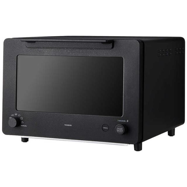 ツインバード　TWINBIRD　オーブントースター 匠ブランジェトースター PLUS 1350W/食パン4枚 ブラック　TS-D487B
