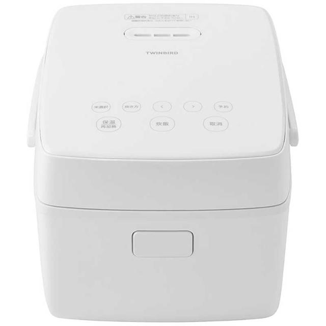 ツインバード　TWINBIRD　炊飯器 3合 はやくておいしい3合IH炊飯器 IH ホワイト　RM-D793W
