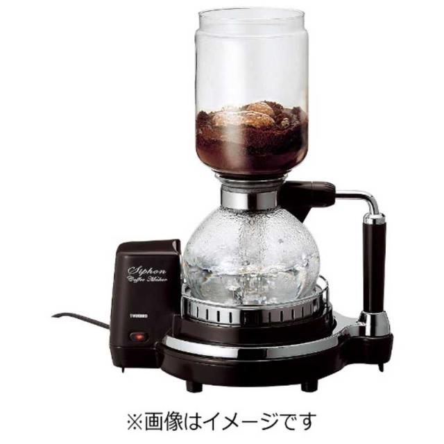ツインバード　TWINBIRD　サイフォン式コーヒーメーカー(4杯)　CM-D854BR_1