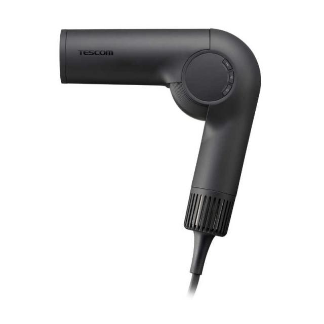 テスコム　ヘアドライヤー 大風速 速乾 軽量 コンパクト 海外対応 1100-1300W プロテクトイオン ブラック　TD860A-K